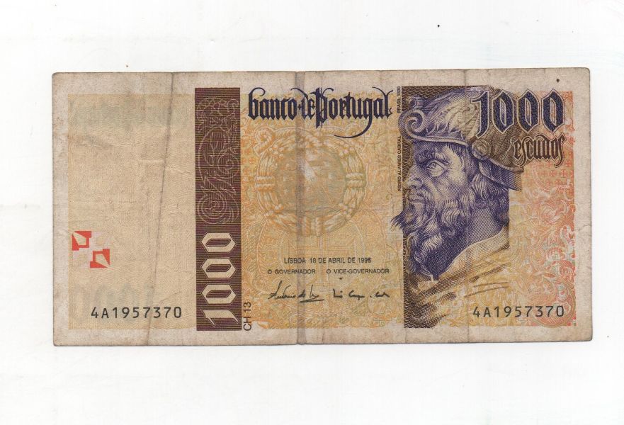 PORTUGAL DEL AÑO 1996 DE 1000 ESCUDOS